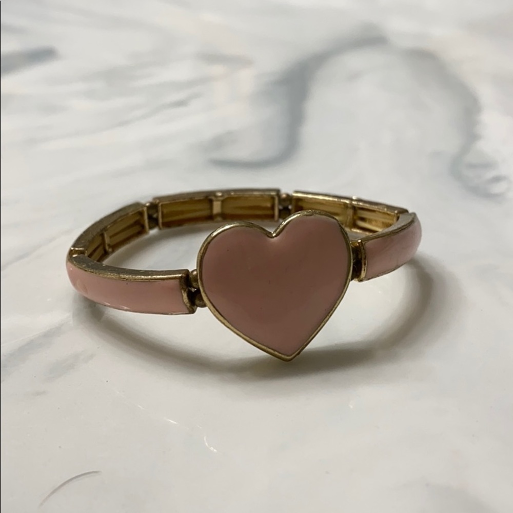 Pink Heart Bracelet